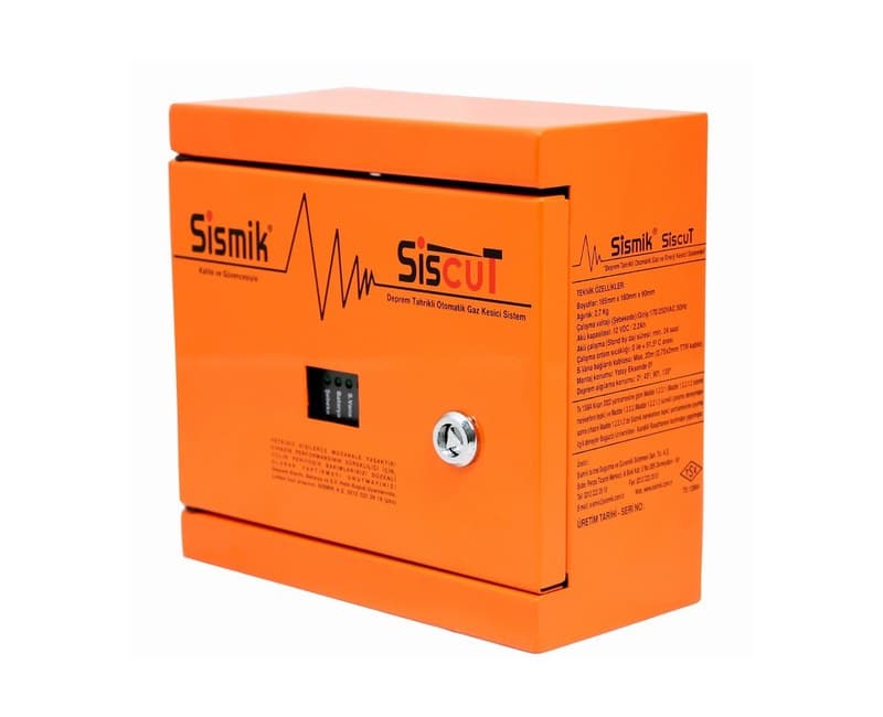 Sismik SiscuT deprem alarm ve gaz kesme cihazı